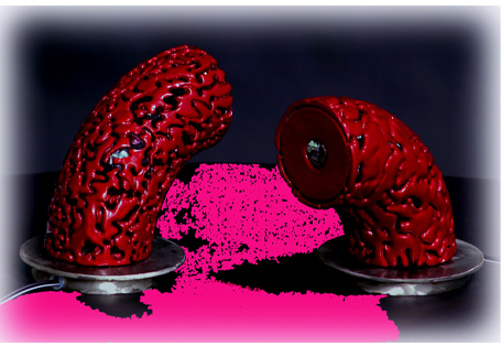 Red Blends | light sculptures