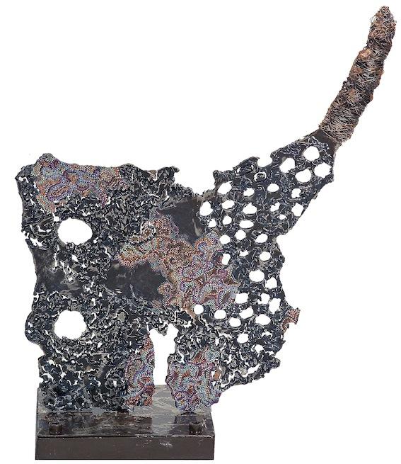 Maschera-Mask | iron sculptures 